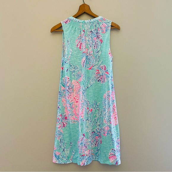 Lilly Pulitzer Sleeveless Essie Dress Fansea Print Size Small - Picture 3 of 10